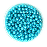 6mm Round Pearl Plastic Beads 5000pcs 15 Colors DIY DH-BSG01-02