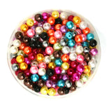 6mm Round Pearl Plastic Beads 5000pcs 15 Colors DIY DH-BSG01-02