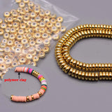 6mm Hematite Flat Round Spacer Beads for Jewelry Making DIY Bracelet