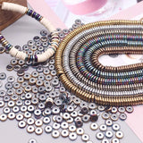 6mm Hematite Flat Round Spacer Beads for Jewelry Making DIY Bracelet