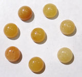 100pcs Natural Tiger Eye Stone Cabochons Beads for DIY Jewelry Making