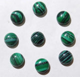 100pcs Natural Tiger Eye Stone Cabochons Beads for DIY Jewelry Making