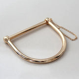 6pcs D Shape Bracelet Tassel Cuff Bangle Beaded Costume Jewelry