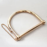 6pcs D Shape Bracelet Tassel Cuff Bangle Beaded Costume Jewelry