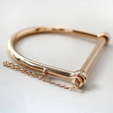 6pcs D Shape Bracelet Tassel Cuff Bangle Beaded Costume Jewelry