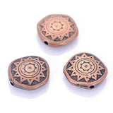 6x18mm Acrylic Star Pattern Antique Beads for Jewelry Making