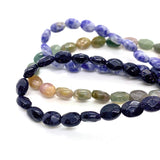 6x9mm Grey Agate Tiger Eye Rainbow Stone Beads DIY Jewelry