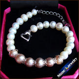 7-8mm Freshwater Pearl Knitting Bracelet Jewelry