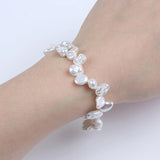 7-8mm Freshwater Keshi Pearl Bracelet