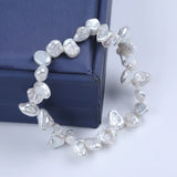 7-8mm Freshwater Keshi Pearl Bracelet