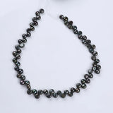 7-8mm Top Hole Natural Button Freshwater Pearl Strands