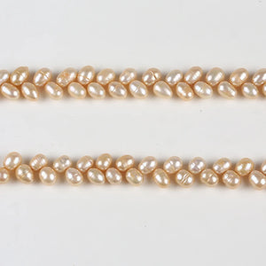Natural Freshwater Rice Pearl String 7-8mm