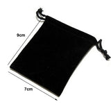 7*9cm Velvet Pouches Gift Bags Drawstring Pouch Wedding Christmas 50pcs/lot