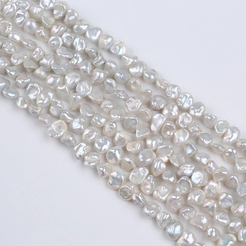 7-9mm Side Hole Keshi Pearl Jewelry