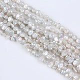 7-9mm Side Hole Keshi Pearl Jewelry