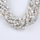 7-9mm Side Hole Keshi Pearl Jewelry