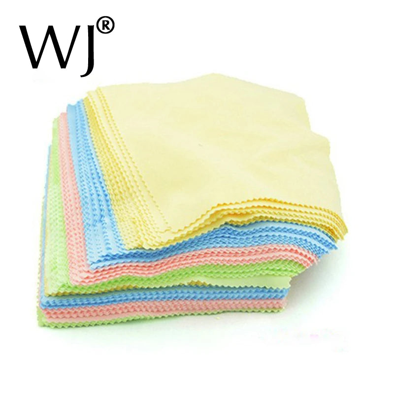 70pcs Square Microfibre Cleaning Cloth for Glasses and Camera Lens