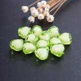 780pcs Colorful Acrylic Heart Beads 12mm DIY Jewelry Bracelet Earring