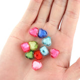 780pcs Colorful Acrylic Heart Beads 12mm DIY Jewelry Bracelet Earring
