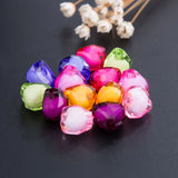 780pcs Colorful Acrylic Heart Beads 12mm DIY Jewelry Bracelet Earring