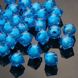 Transparent Square Acrylic Faceted Bead In A Bead