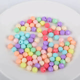 8/10mm Acrylic Multicolor Beads for DIY Jewelry