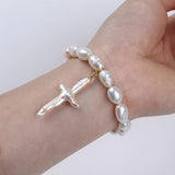 Baroque Pearl Bracelet 8-9mm Freshwater Cultured