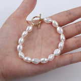 8-9mm Baroque Freshwater Pearl Bracelet