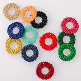 80pcs 30mm Round Plastic Rattan Earring Necklace Bracelet Pendant Charms