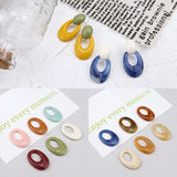 80pcs Colorful Resin Charms Beads for Earring 22*32mm