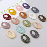 80pcs Colorful Resin Charms Beads for Earring 22*32mm