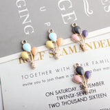 80pcs Colorful Balloon Enamel Alloy Charms Tone Plated DIY Jewelry Findings