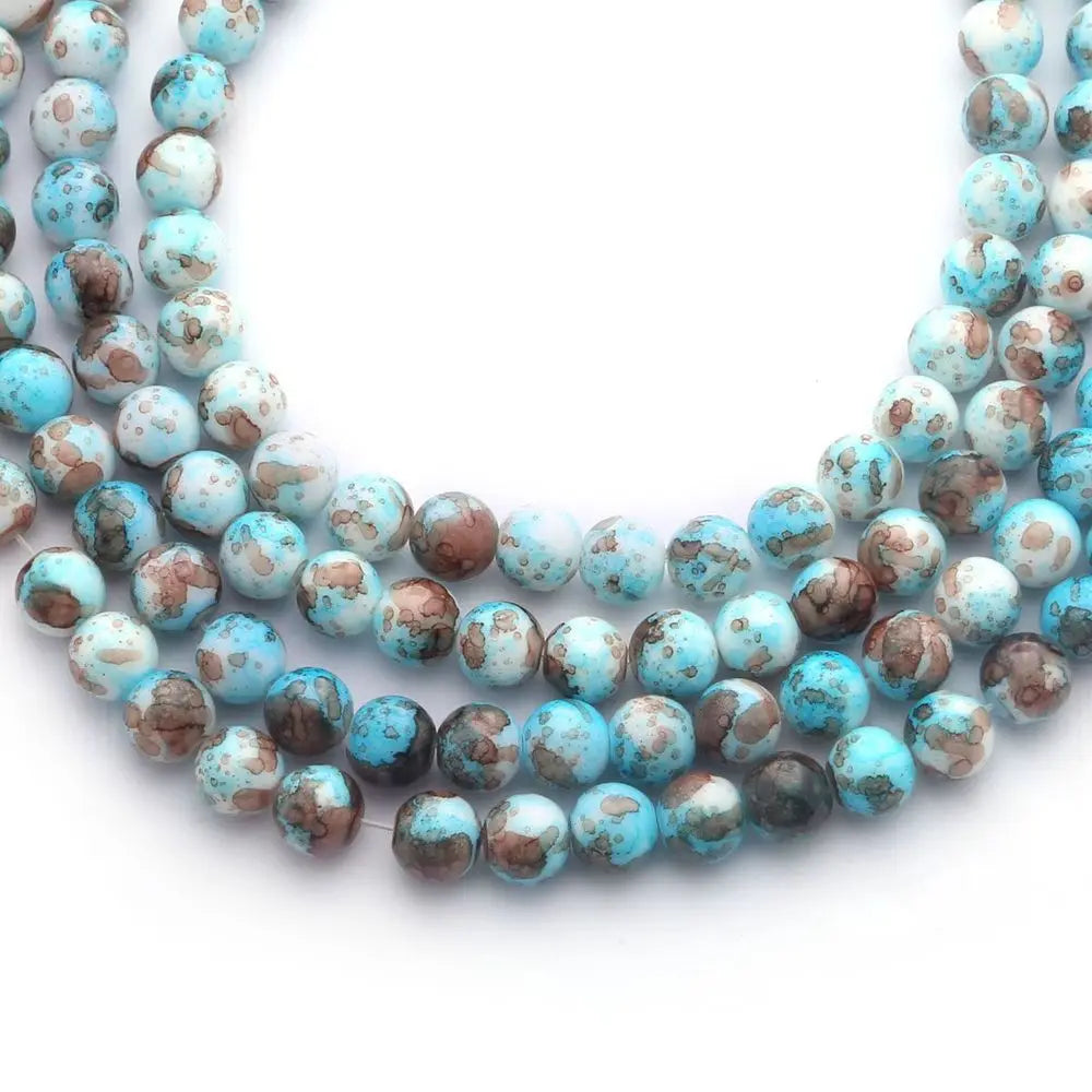 300pcs Assorted Colorful Glass Beads Women Bracelet Necklace Jewelry Making