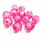 Chunky Transparent Irregular Faceted Beads for Jewelry DIY