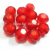 Chunky Transparent Irregular Faceted Beads for Jewelry DIY