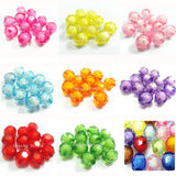 Chunky Transparent Irregular Faceted Beads for Jewelry DIY
