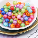 Faceted Acrylic Bead In Bead Jewellery Children Diy Necklace Bracelet
