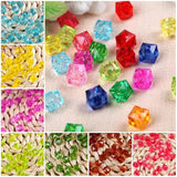 Transparent Square Diamond Acrylic Beads for Jewelry Making
