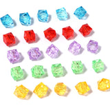 Transparent Square Diamond Acrylic Beads for Jewelry Making