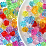Transparent Square Diamond Acrylic Beads for Jewelry Making
