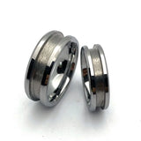 8mm 6mm Tungsten Carbide Ring Core Blank for Inlay Men Women