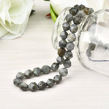 8mm Natural Amphibole Stone Loose Beads for Bracelets