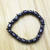 8mm Magnetite Bracelet for Women Men Reiki Buddha Yoga Nature Stone Charm