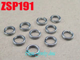 100pcs 8mm Stainless Steel Key-ring Key Chain DIY Jewelry Parts