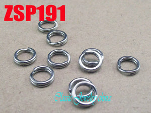 100pcs 8mm Stainless Steel Key-ring Key Chain DIY Jewelry Parts
