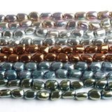8x10mm Hematite Loose Beads for Jewelry Making 15''