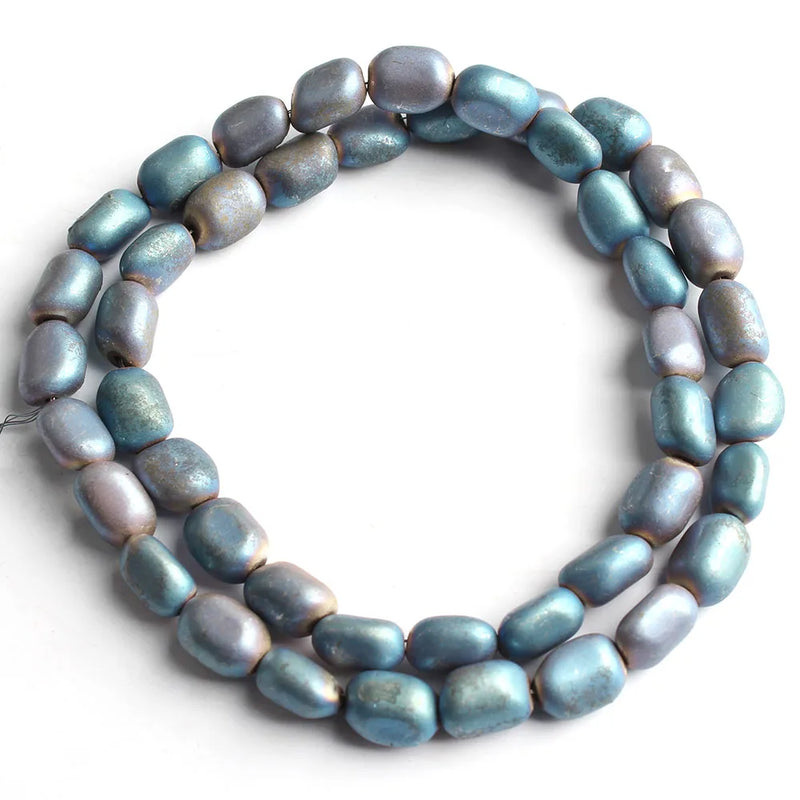8x10mm Hematite Loose Beads for Jewelry Making 15''
