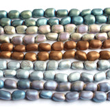 8x10mm Hematite Loose Beads for Jewelry Making 15''