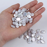 9-10mm Oval Freshwater Loose Beads