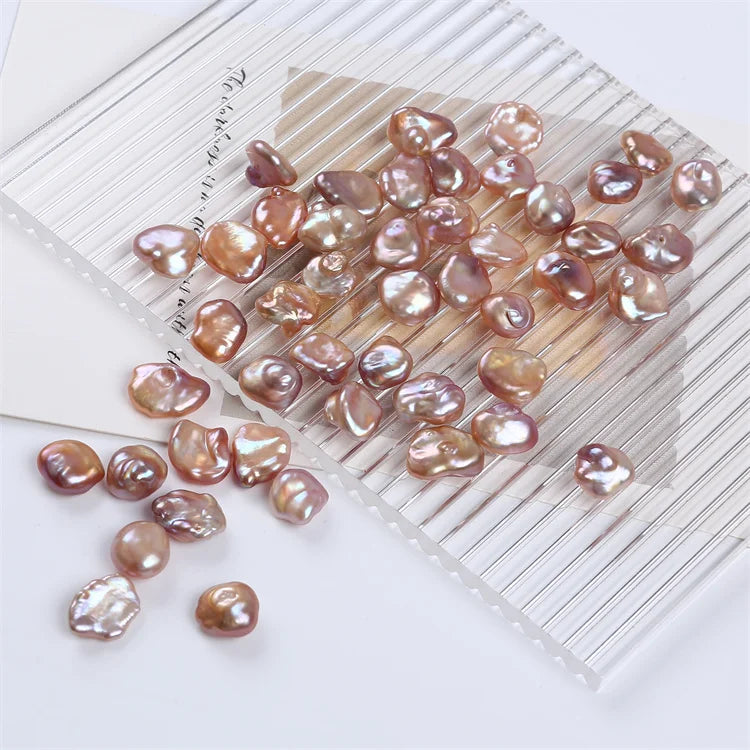 9-11mm Pink Freshwater Keshi Pearls Loose Pearls